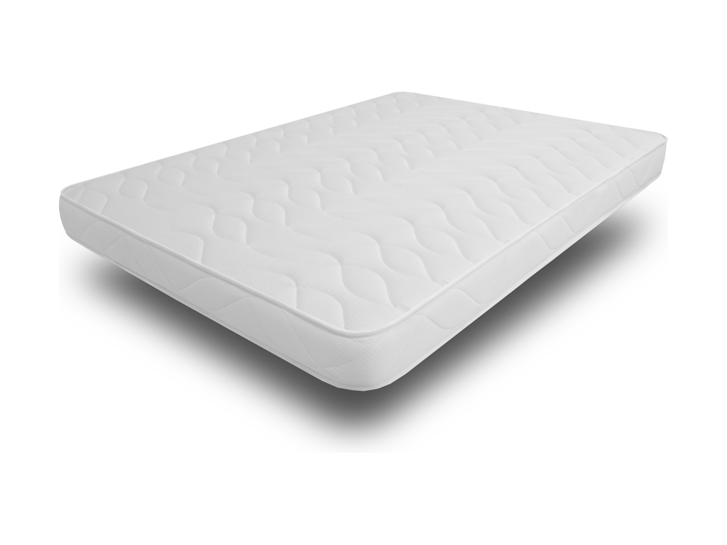 Ensemble Matelas mousse ECO - 140x190cm et 2 Oreillers 50x70 - mousse et Sommier Homelumiere couleur chêne