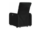 Fauteuil massant inclinable Noir Tissu