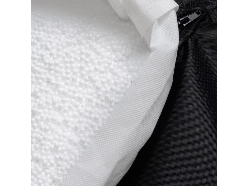 Pouf imitation fourrure beige - Homelumiere