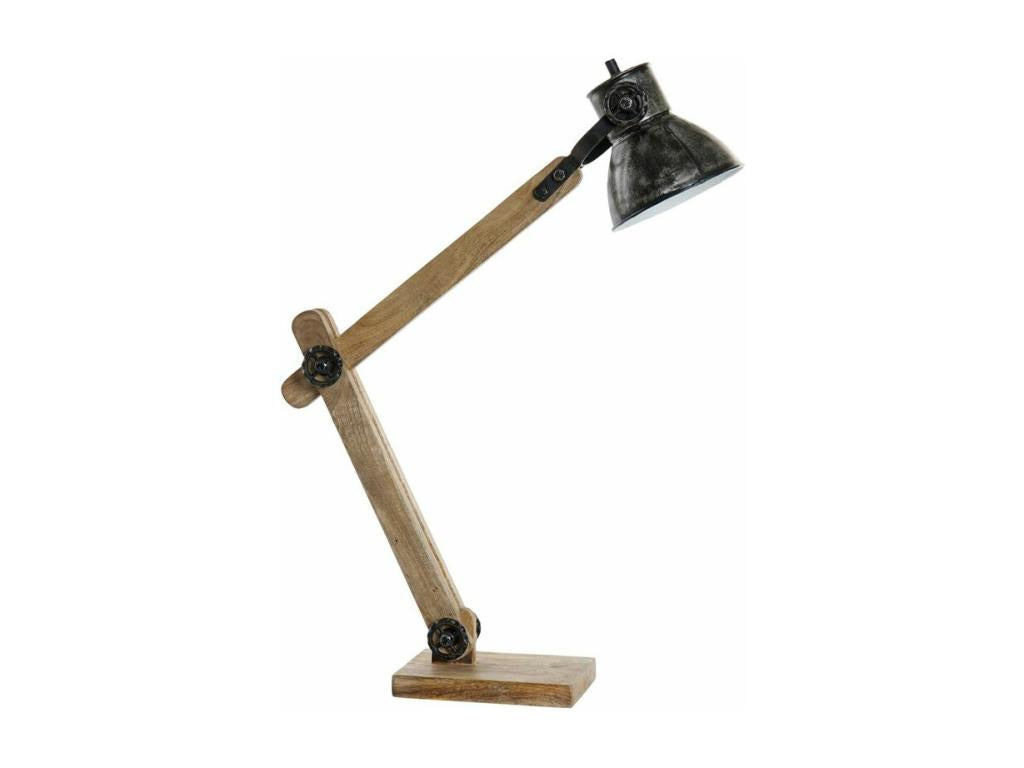 Lampe de Bureau Homelumiere Home Décor Bois Métal Vintage 17x50x80 cm