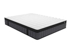 Matelas 160x200 cm hybride ressorts ensachés 7 zones et mémoire de forme rafraichissante ép.25cm - Homelumiere