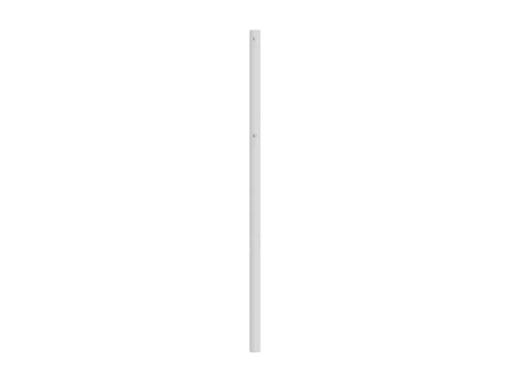 Tête de lit métal blanc 120cm