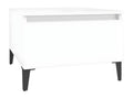 Table d'appoint Blanc 50x46x35 Bois d'ingénierie