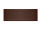 Homelumiere Tête de lit simili cuir lisse 145x50cm Lits 135/140 - Chocolat