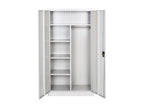 Vestiaire métallique 5 niveaux métal gris 90x40x180 cm 08 0000439
