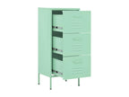 Armoire de rangement Vert menthe 42.5x35x101.5 Acier