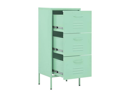 Armoire de rangement Vert menthe 42.5x35x101.5 Acier