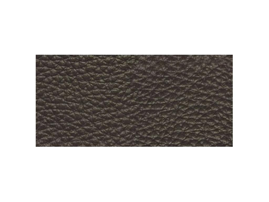 Canapé 2 places fixe cuir marron foncé Homelumiere 154cm