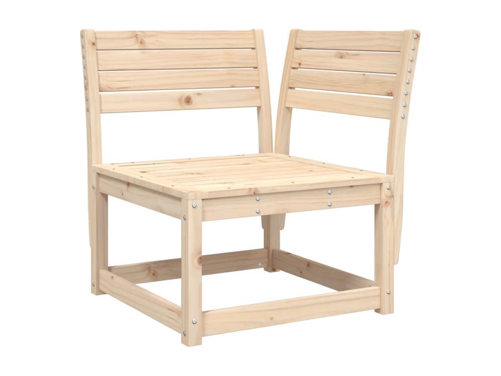 Salon de jardin 5 mcx bois de pin massif 38246WHWQ