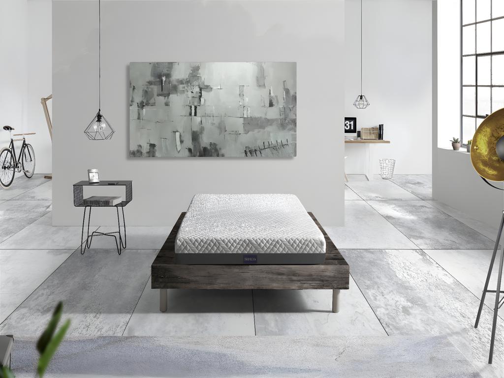 Matelas Juvenil 90x180 Homelumiere SPRING Epaisseur 20 CM Dehoussable Moussee a memoire ressorts et ergonomique- Montessori