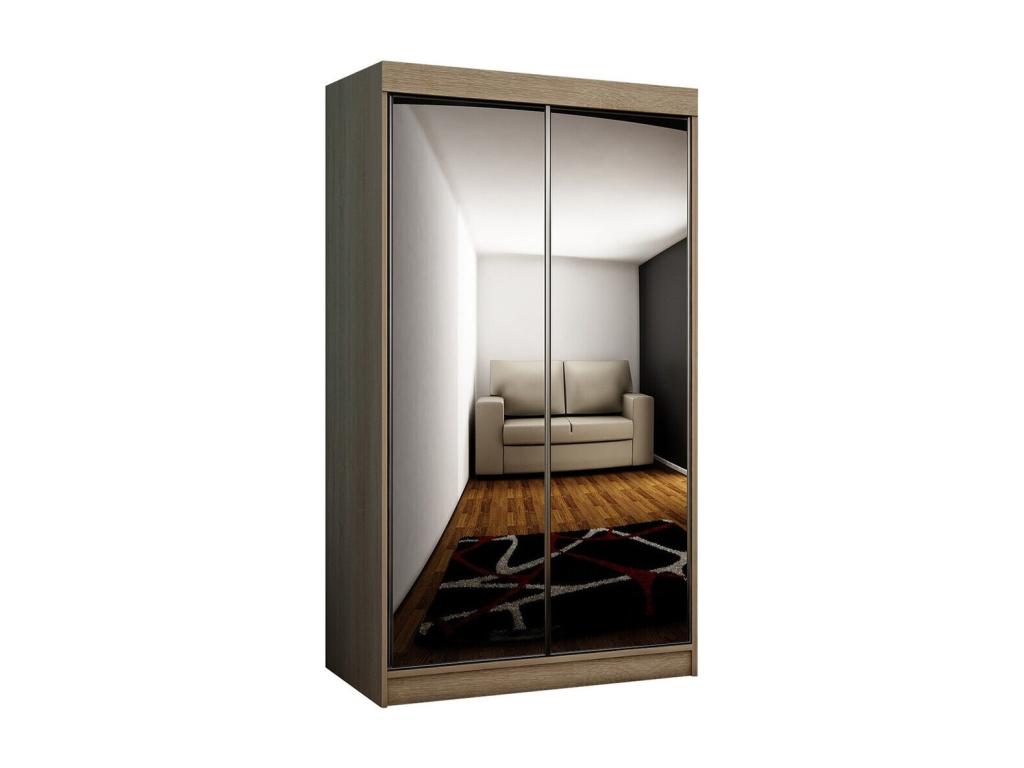 Armoire Homelumiere 102 Homelumiere chêne 200x100x62cm Portes d'armoire Glissement