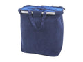 Collecteur de linge Homelumiere-C34 velours bleu