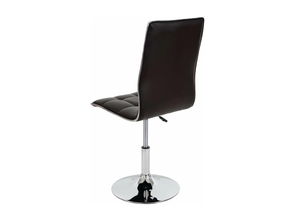 2x chaise de salle à manger Homelumiere-C41 fauteuil similicuir - marron