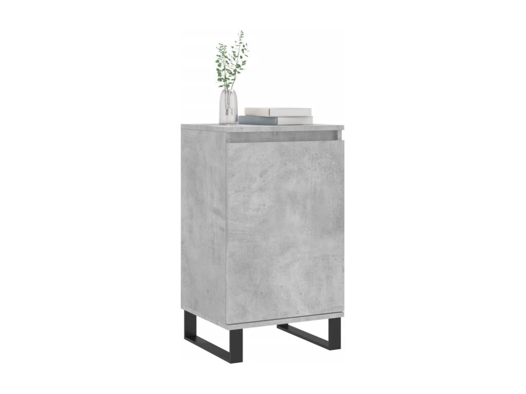 Buffet gris béton 40x35x70 cm bois d'ingénierie