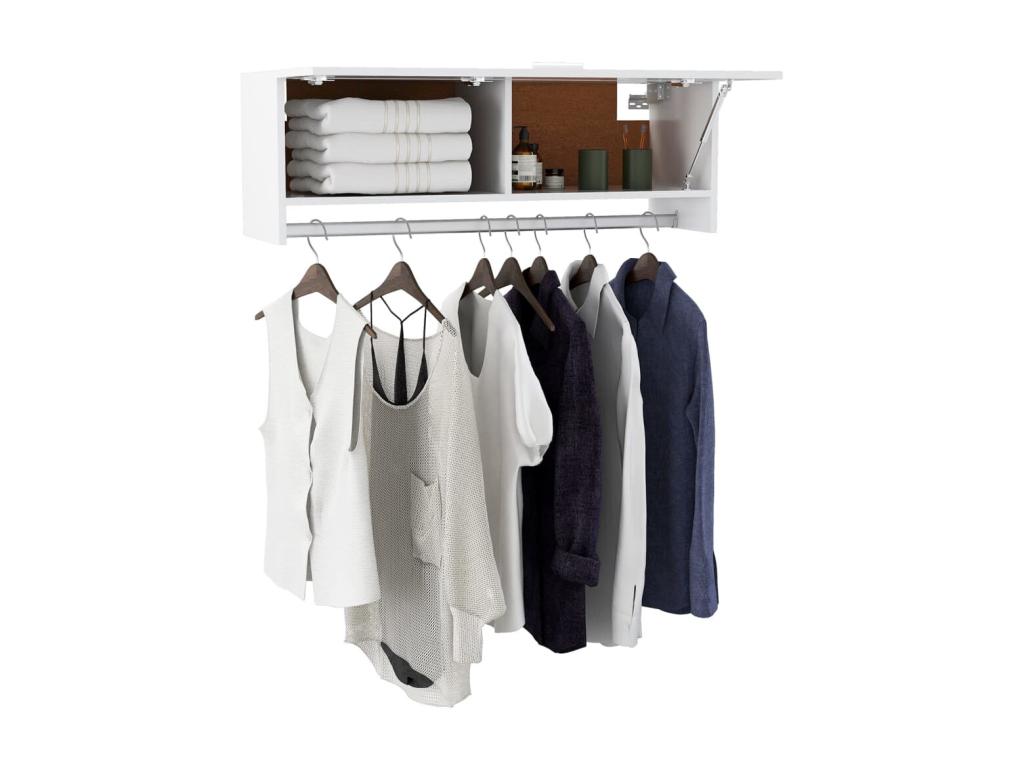 Garde-robe Blanc 100x32,5x35 78003ITJF