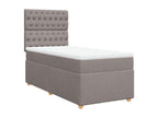 Sommier à Homelumiere de lit avec matelas Homelumiere 100x200 cm Tissu