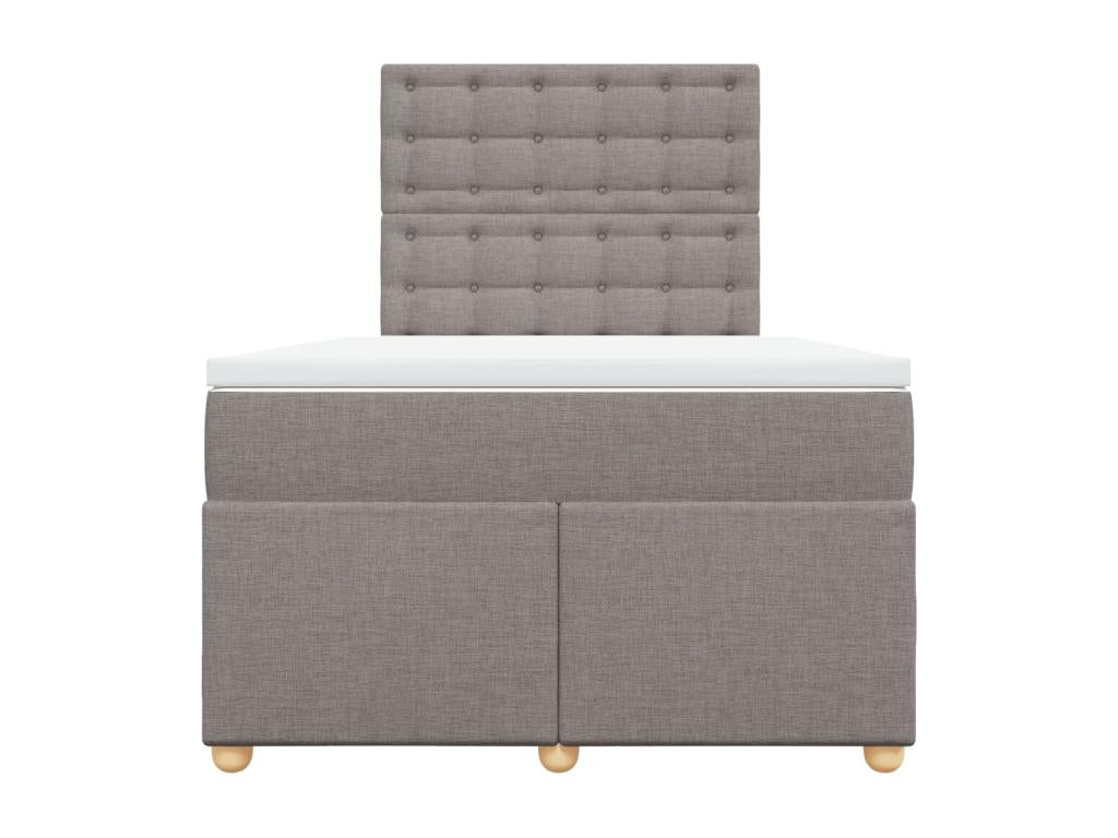 Sommier à Homelumiere de lit avec matelas Homelumiere 120x190 cm tissu