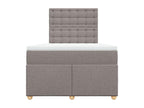 Sommier à Homelumiere de lit avec matelas Homelumiere 120x190 cm tissu