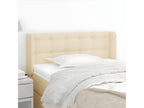 Tête de lit avec oreilles Crème 93x16x78/88 cm Tissu
